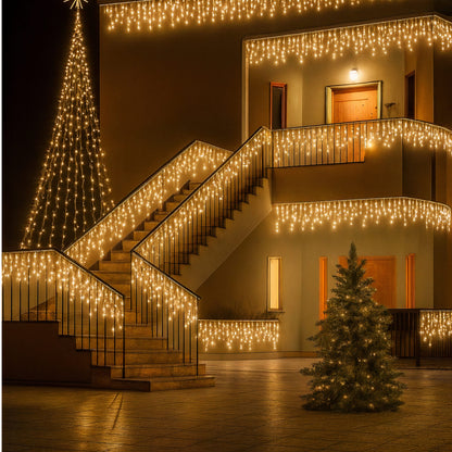 Instalație franjuri 6m 192 LED