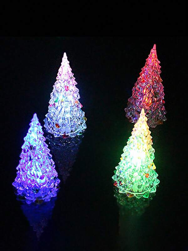 Brăduț de Crăciun luminat multicolor