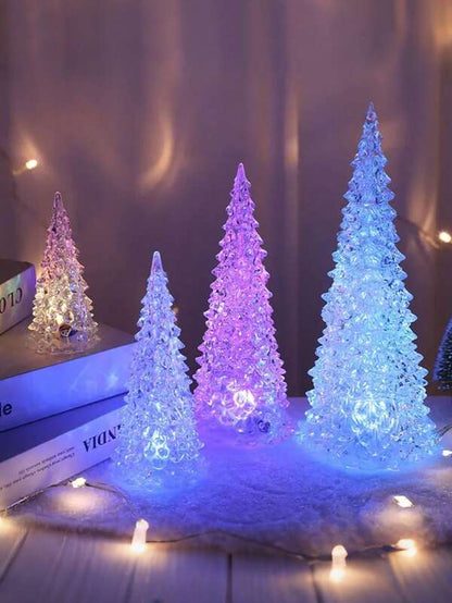 Brăduț de Crăciun luminat multicolor